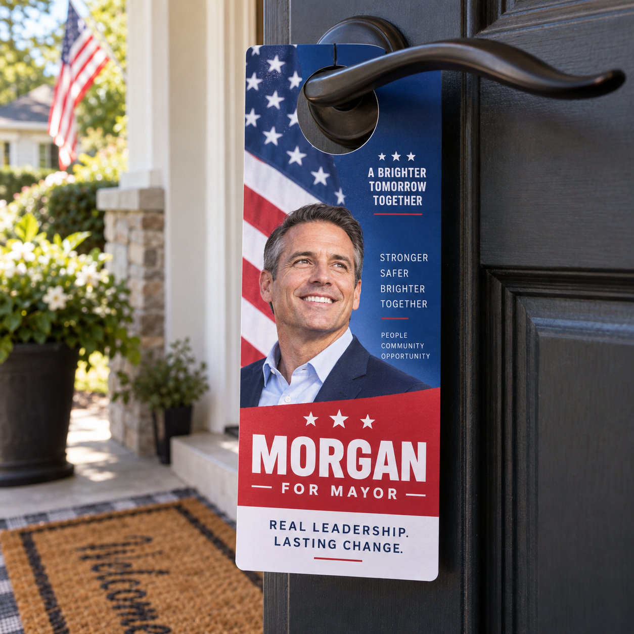 Political Message Door Hanger